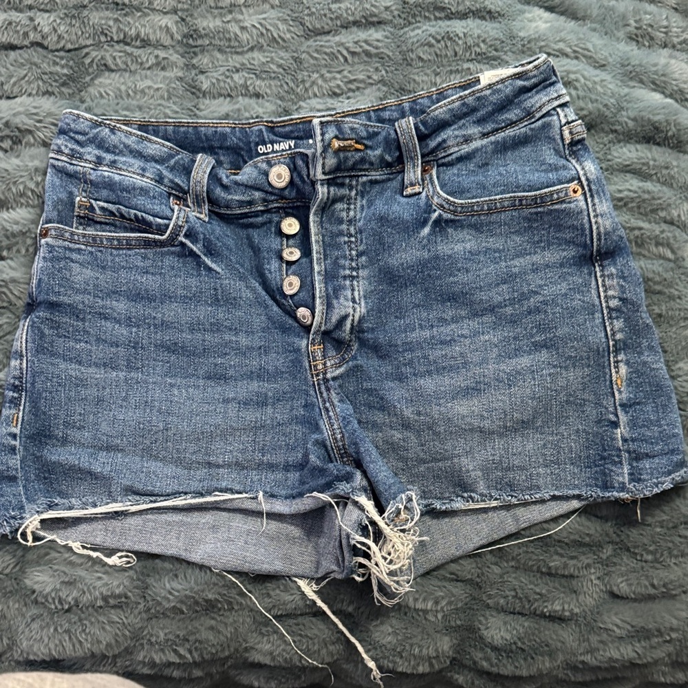 Old Navy Women's Distressed Blue Jean Shorts